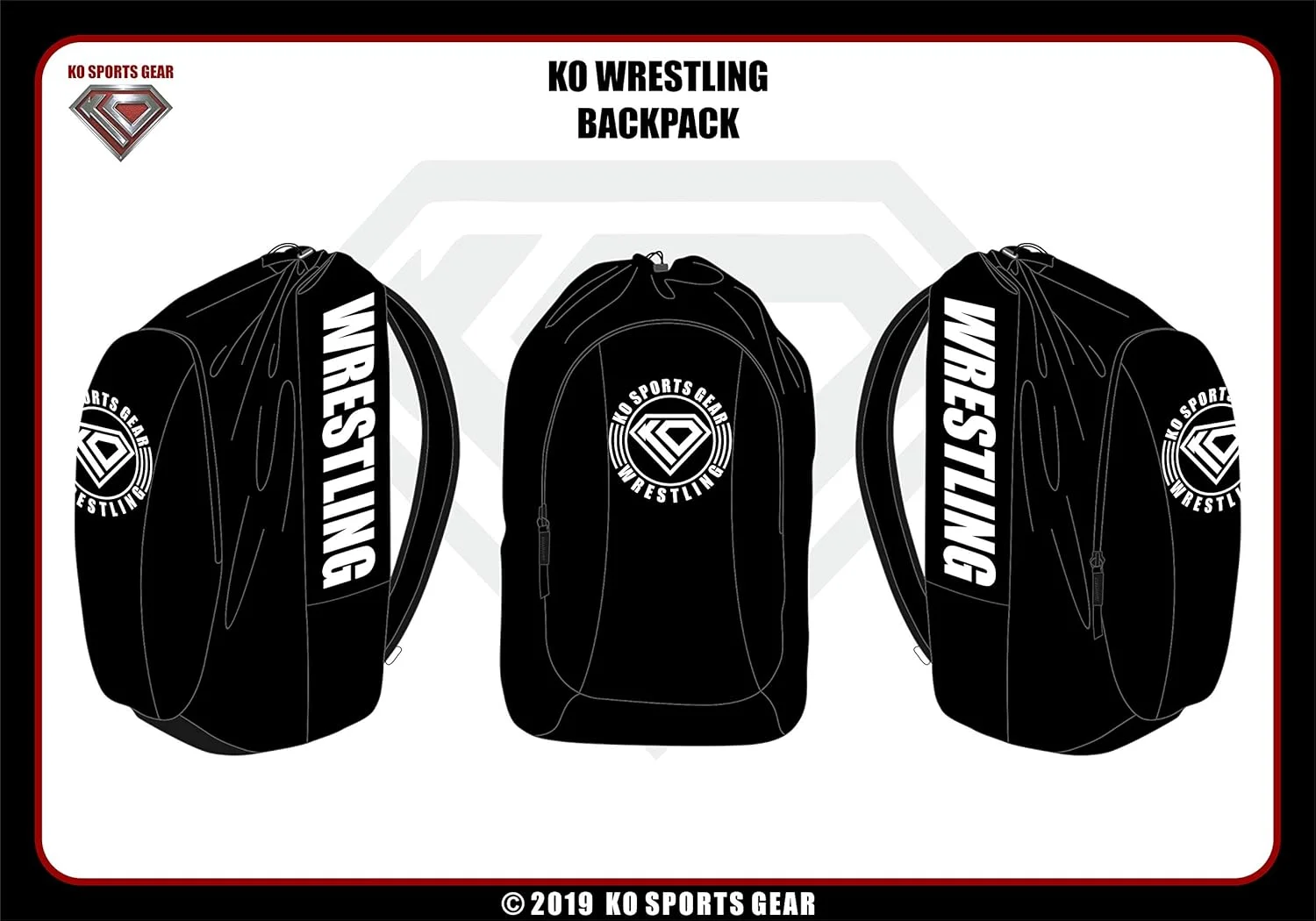 کیف پشتی ورزشی KO Sports Gear کیف پشتی ورزشی KO Sports Gear