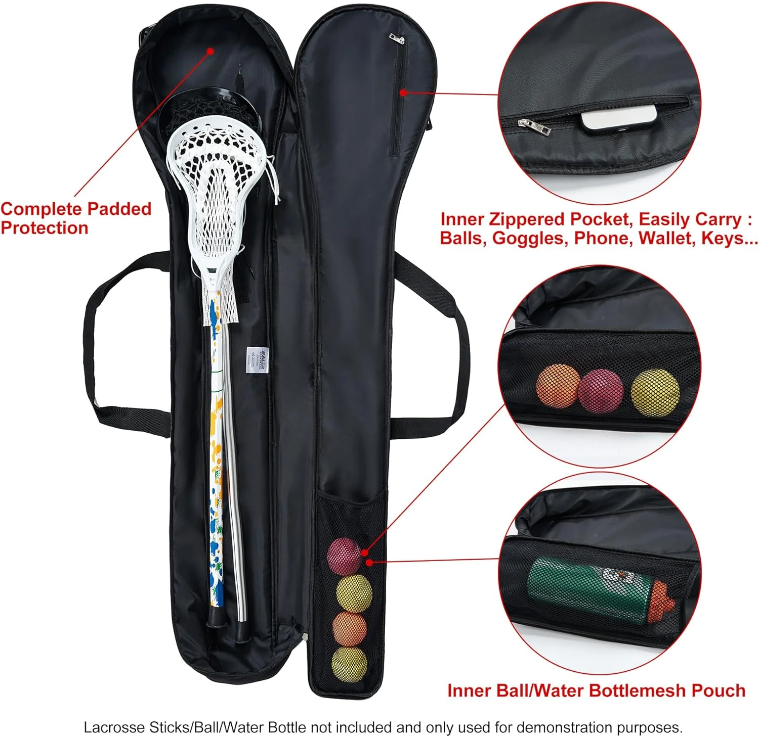 کیف حمل چوب لاکراس EALER ELB200 کیف حمل چوب لاکراس EALER ELB200