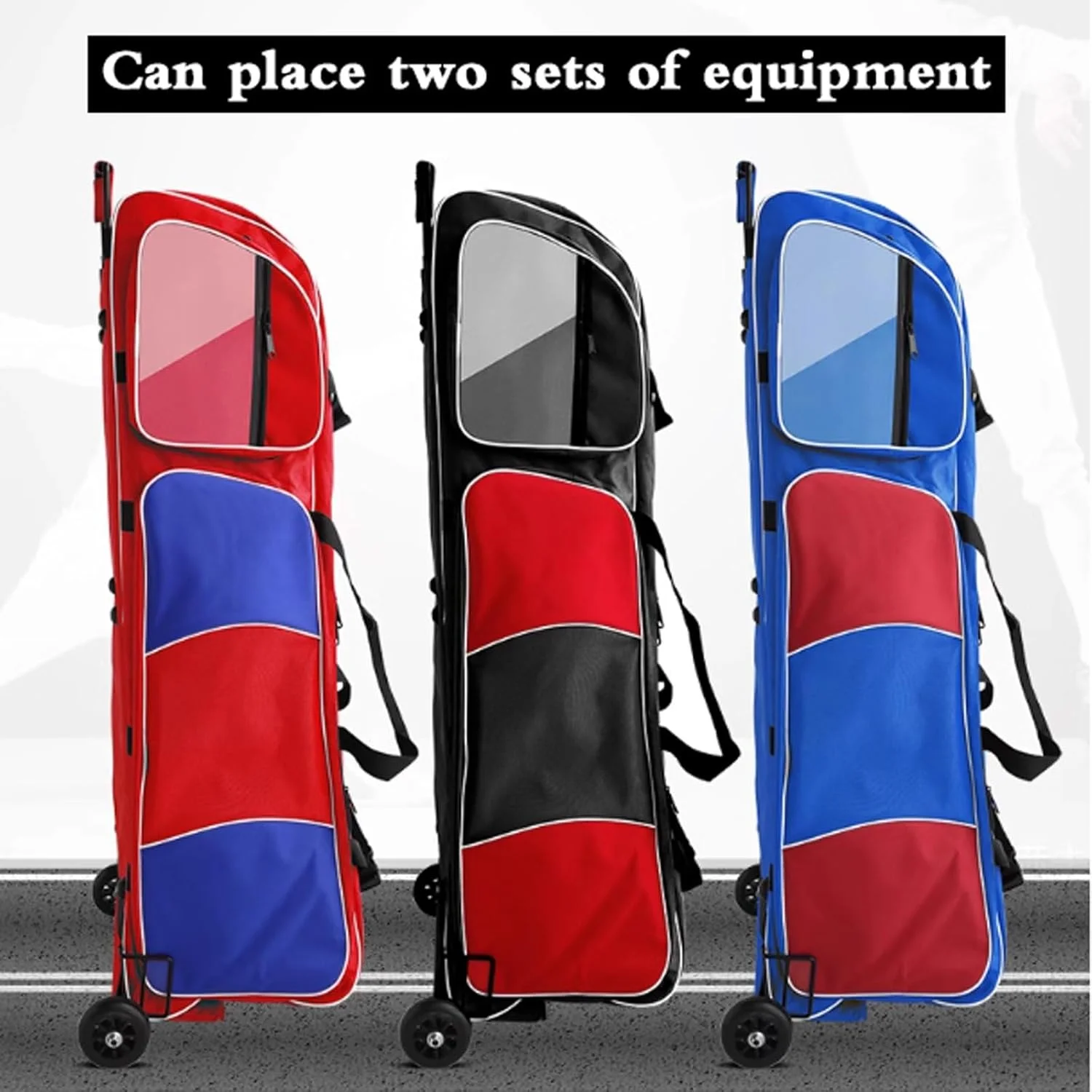 کیف نگهداری وسایل شمشیربازی Chaoyilian، کیف شمشیربازی برای تجهیزات، کیف شمشیربازی کودک، کیف چرخ دار شمشیربازی، قابل حمل، ضد آب، مقاوم در برابر سایش، ظرفیت بزرگ، کوله پشتی قابل حمل و پد دار برای تجهیزات شمشیربازی