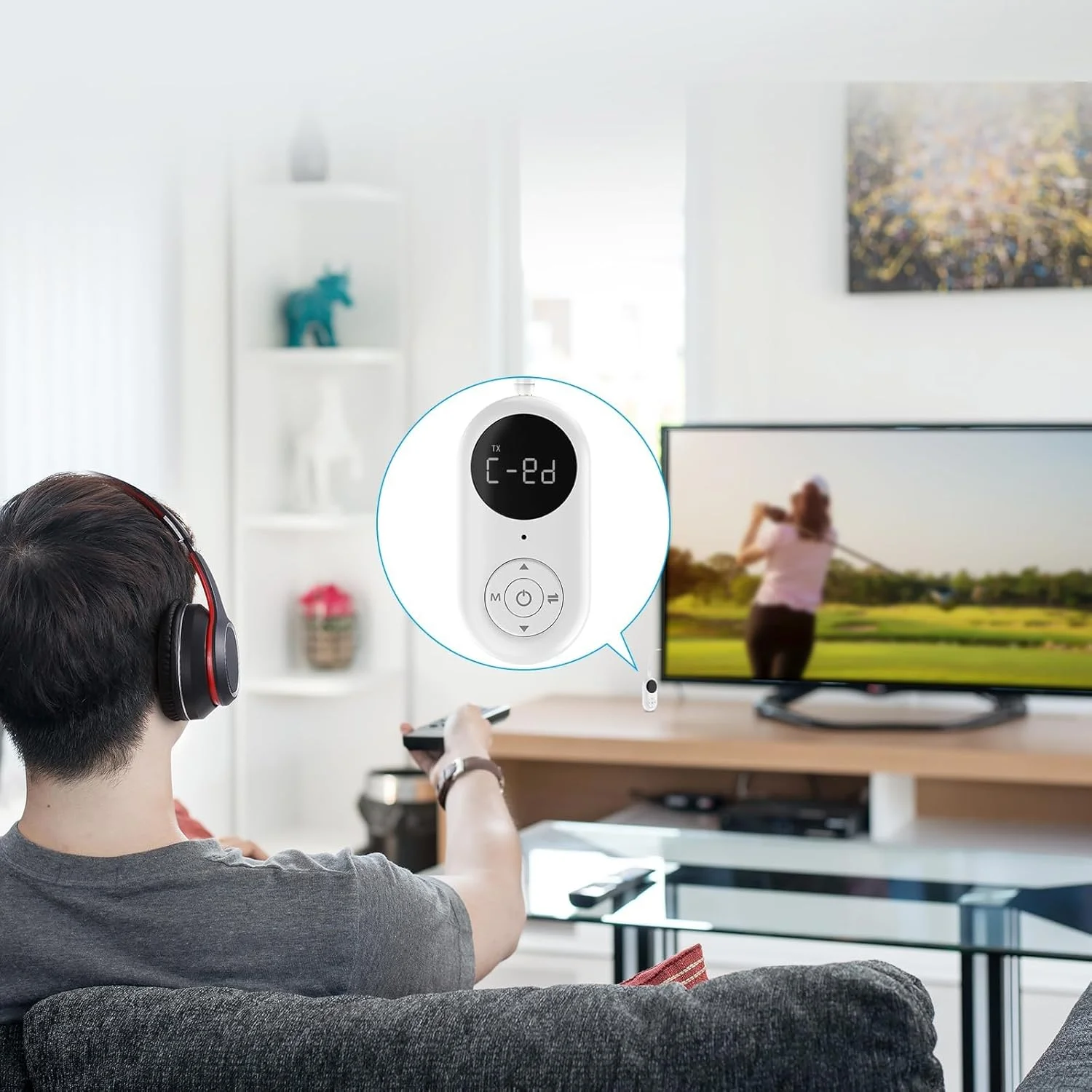 آداپتور بلوتوث KASTWAVE، فرستنده و گیرنده بلوتوث 5.3، آداپتور صوتی بیسیم 3.5 میلیمتری، AptX با تأخیر کم، اتصال دوگانه بلوتوث برای تلویزیون/رایانه شخصی/سیستم صوتی خانگی/خودرو آداپتور بلوتوث KASTWAVE، فرستنده و گیرنده بلوتوث 5.3، آداپتور صوتی بیسیم 3.5 میلیمتری، AptX با تأخیر کم، اتصال دوگانه بلوتوث برای تلویزیون/رایانه شخصی/سیستم صوتی خانگی/خودرو