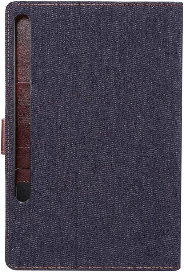 کیف تبلت برای گلکسی تب S6 10.5 T860، کیف محافظ چرمی افقی با بافت PC، دارای هولدر، جای کارت، کیف پول و قاب عکس (مشکی) (رنگ: مشکی)