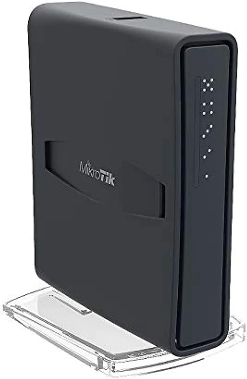 میکروتیک hAP AC Lite Tower مشکی با قابلیت تغذیه از طریق اترنت (PoE)