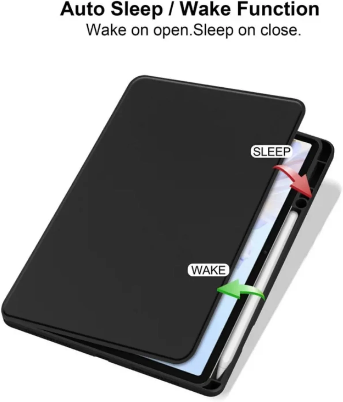 کیف چرخشی 360 درجه SKEIDO برای ردمی پد 2 به همراه جای قلم، مناسب برای شیائومی ردمی پد 2 11 اینچ 2025، با قابلیت چرخش افقی/عمودی (مشکی)