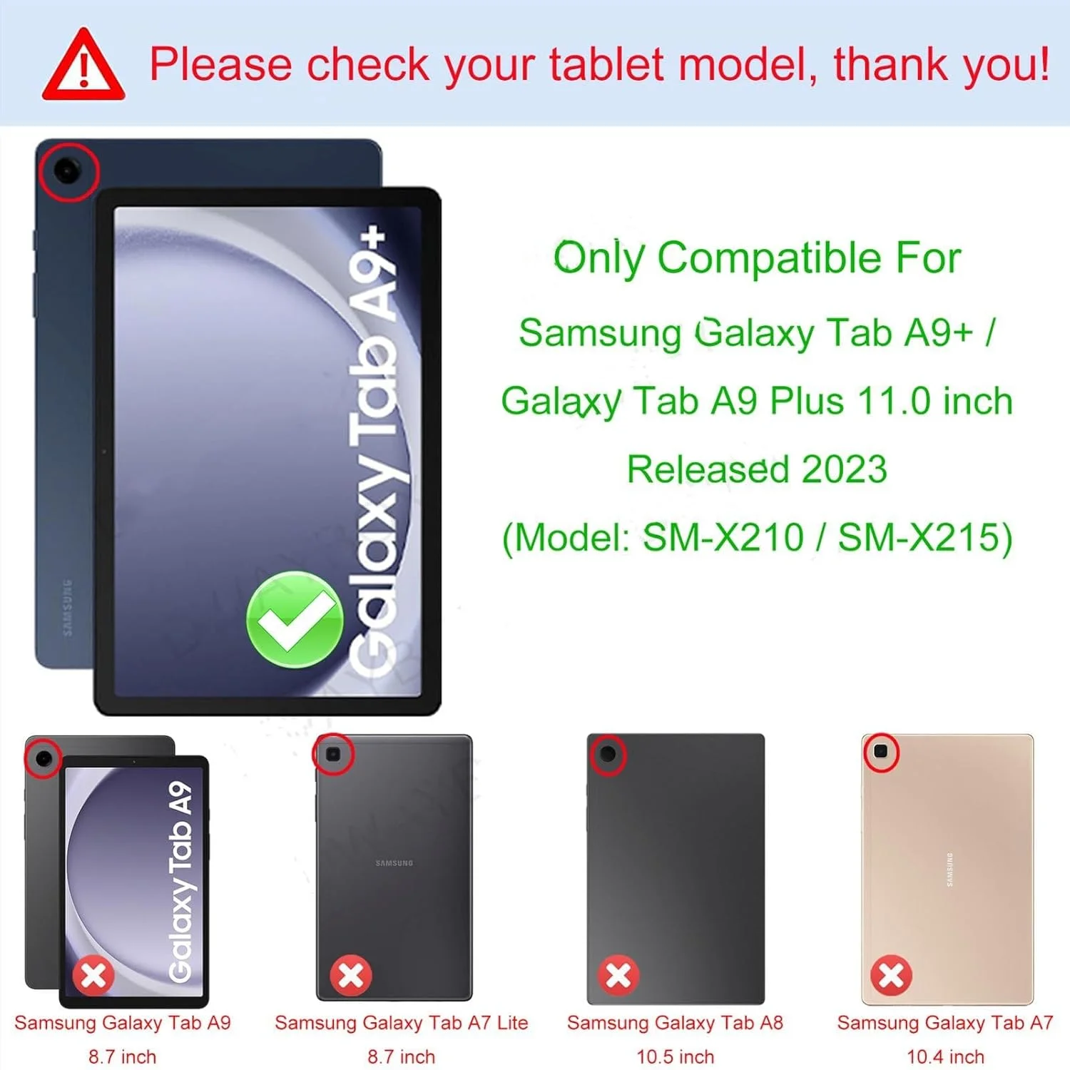 کیف تبلت کودکانه SKEIDO مناسب برای تبلت سامسونگ گلکسی تب A9+ A9 پلاس 11 اینچ (2023) مدل SM-X210/X215/X216/X218، فوم EVA سبک وزن، ضد ضربه، بادوام، با دسته و پایه، مناسب کودکان (مشکی)