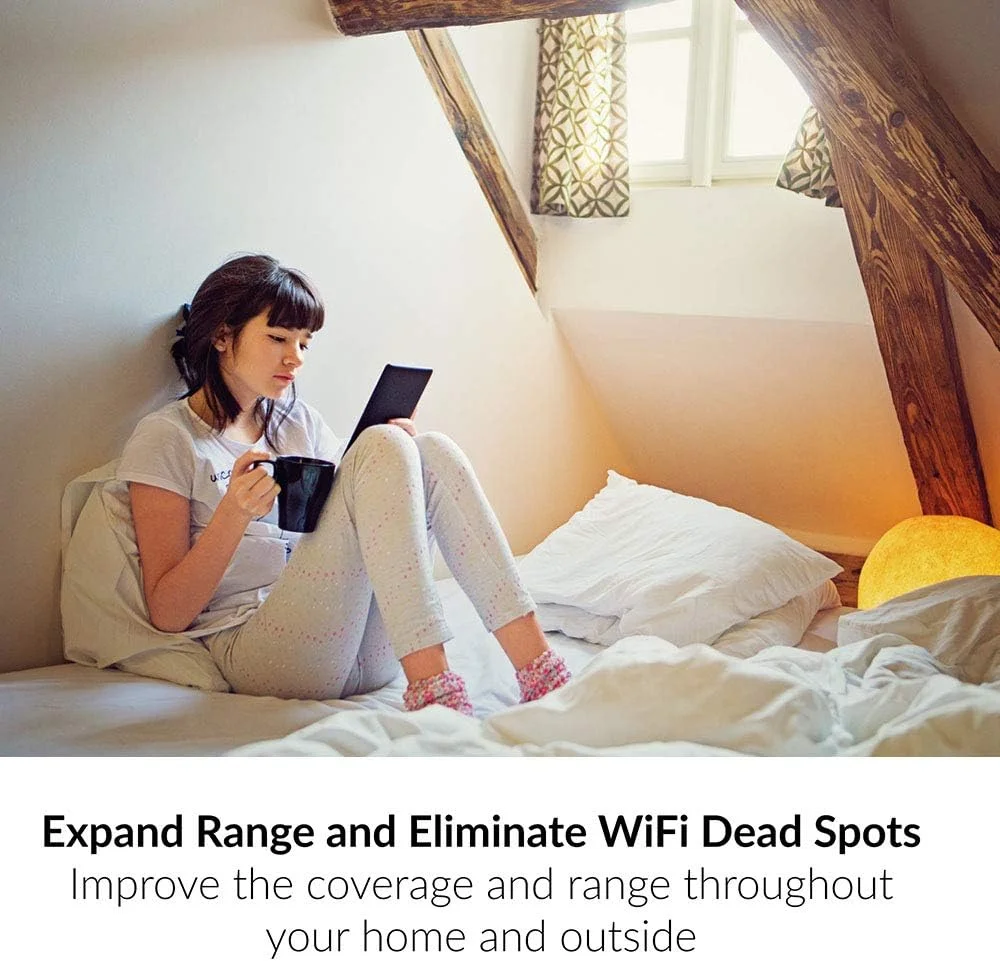 تقویت کننده محدوده وای فای دی-لینک DAP-1530-US، AC750، تقویت کننده سیگنال دیواری مش، نقطه دسترسی تکرار کننده بی سیم دو بانده برای خانه هوشمند