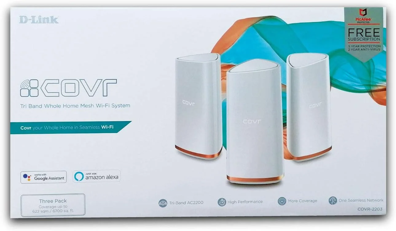 سیستم وای فای سه بانده خانگی D-Link Covr 2203 سیستم وای فای سه بانده خانگی D-Link Covr 2203