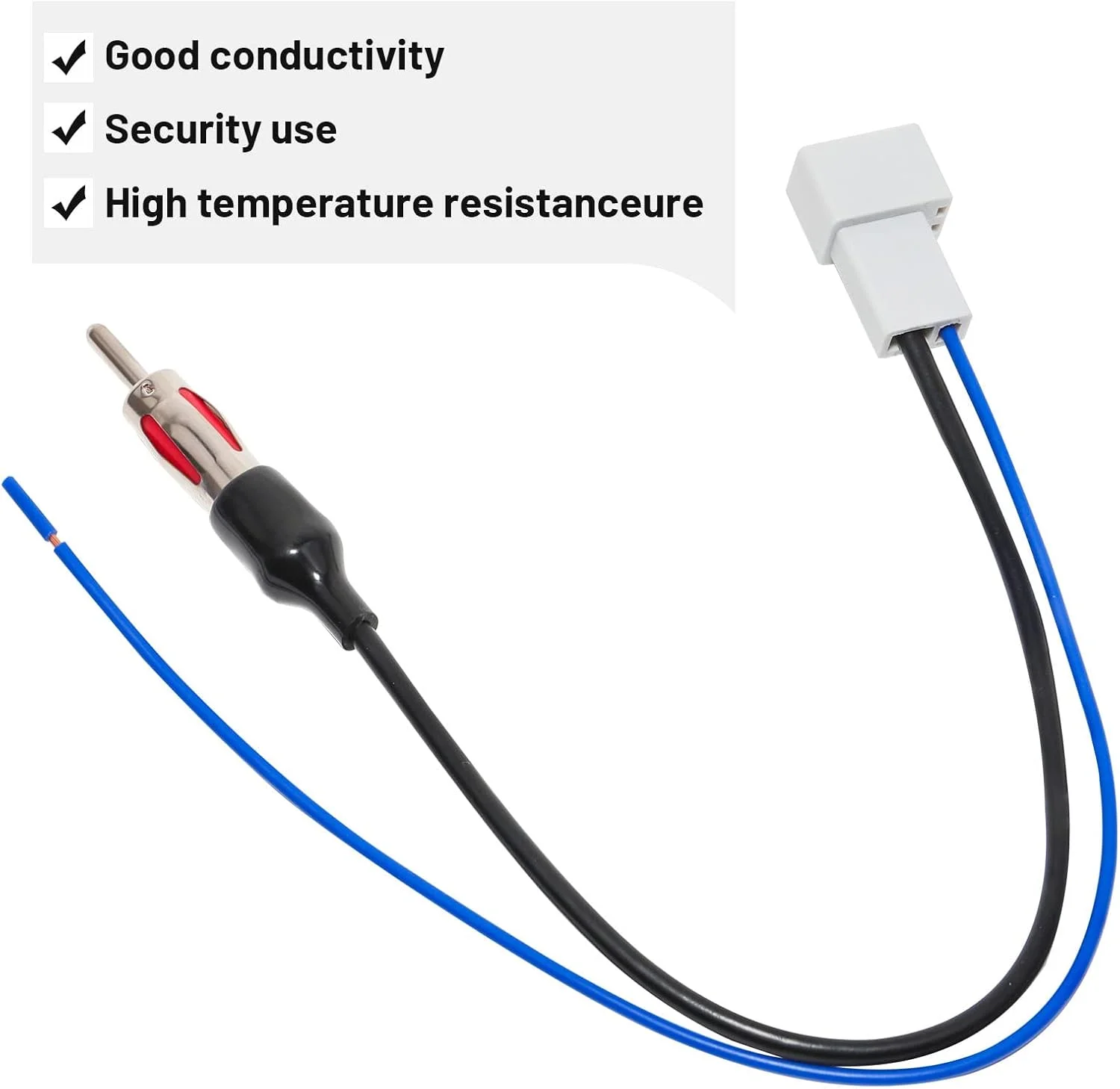 آداپتور اتصال آنتن رادیو خودرو RED WOLF جایگزین برای هوندا پایلوت CRV آکورد المنت اودیسه 2011-2016، مزدا 2/5/6 CX-5 2009-2013 نصب پلاگین سیم کشی هوایی استریو