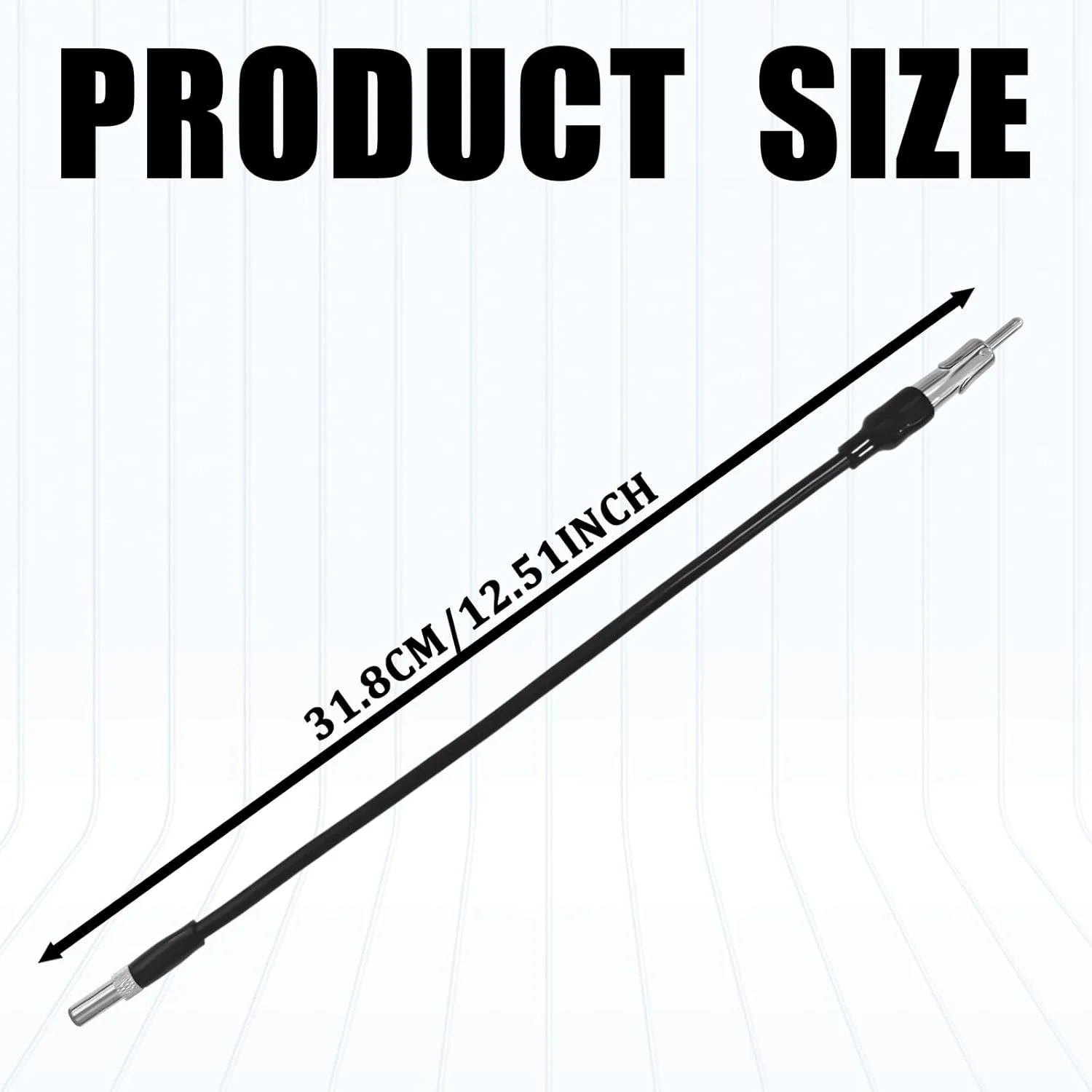 آداپتور آنتن رادیو خودرو، کانکتور نر برای ارتقا استریو FM AM، سازگار با شورلت، جی ام سی، کادیلاک و پونتیاک ۲۰۰۶-۲۰۱۴، آداپتور ۲ پین آنتن برای استریو خودرو