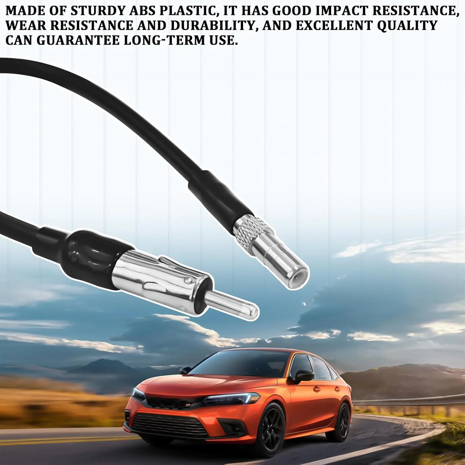 آداپتور آنتن رادیو خودرو، کانکتور نر برای ارتقا استریو FM AM، سازگار با شورلت، جی ام سی، کادیلاک و پونتیاک ۲۰۰۶-۲۰۱۴، آداپتور ۲ پین آنتن برای استریو خودرو