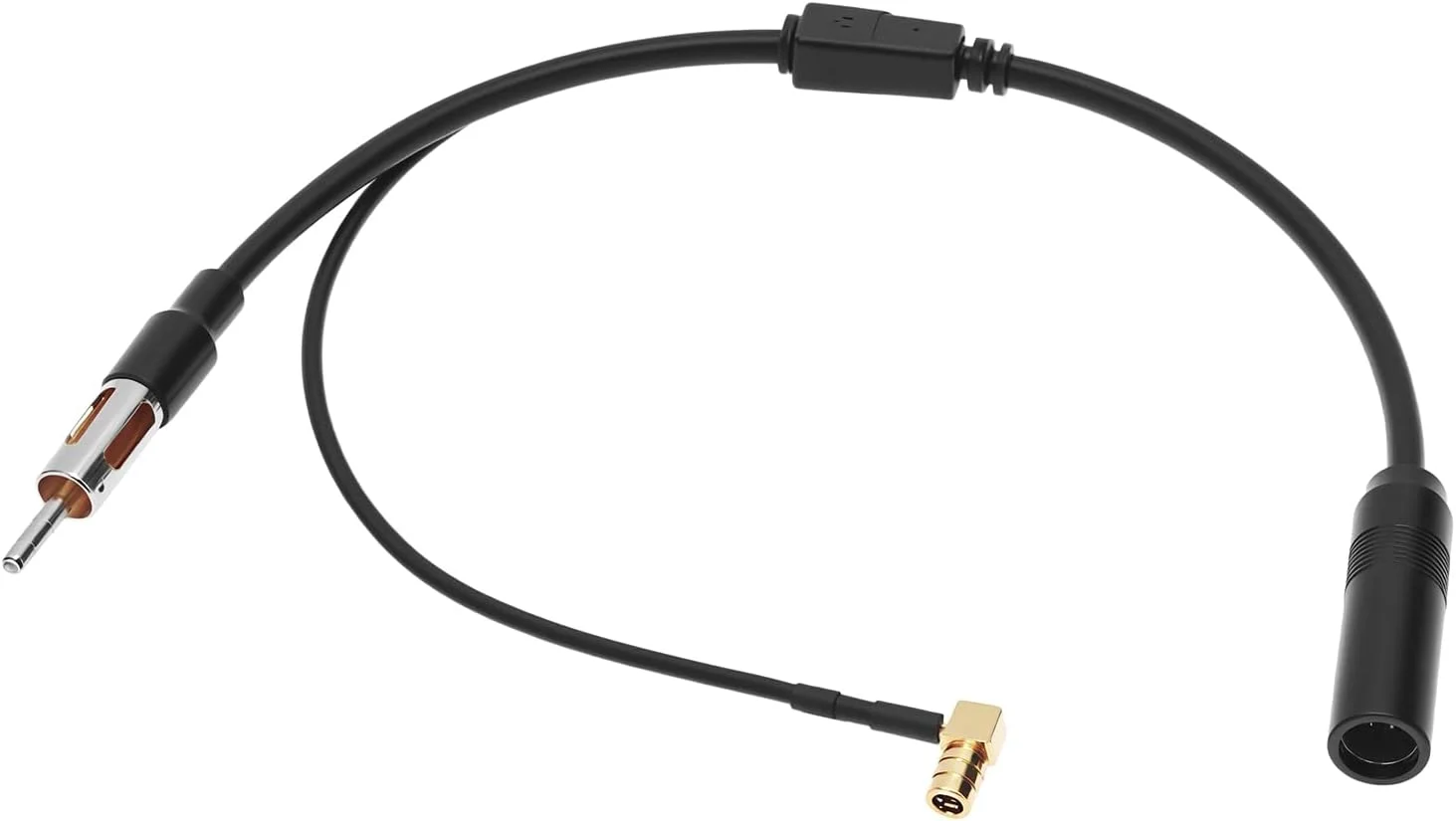 کابل آنتن رادیویی خودرو QWORK DAB با پلاگ زاویه راست SMB برای رادیو خودرو