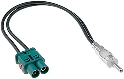 آداپتور آنتن رادیویی دوتایی 2x Fakra ISO DIN برای VW Audi