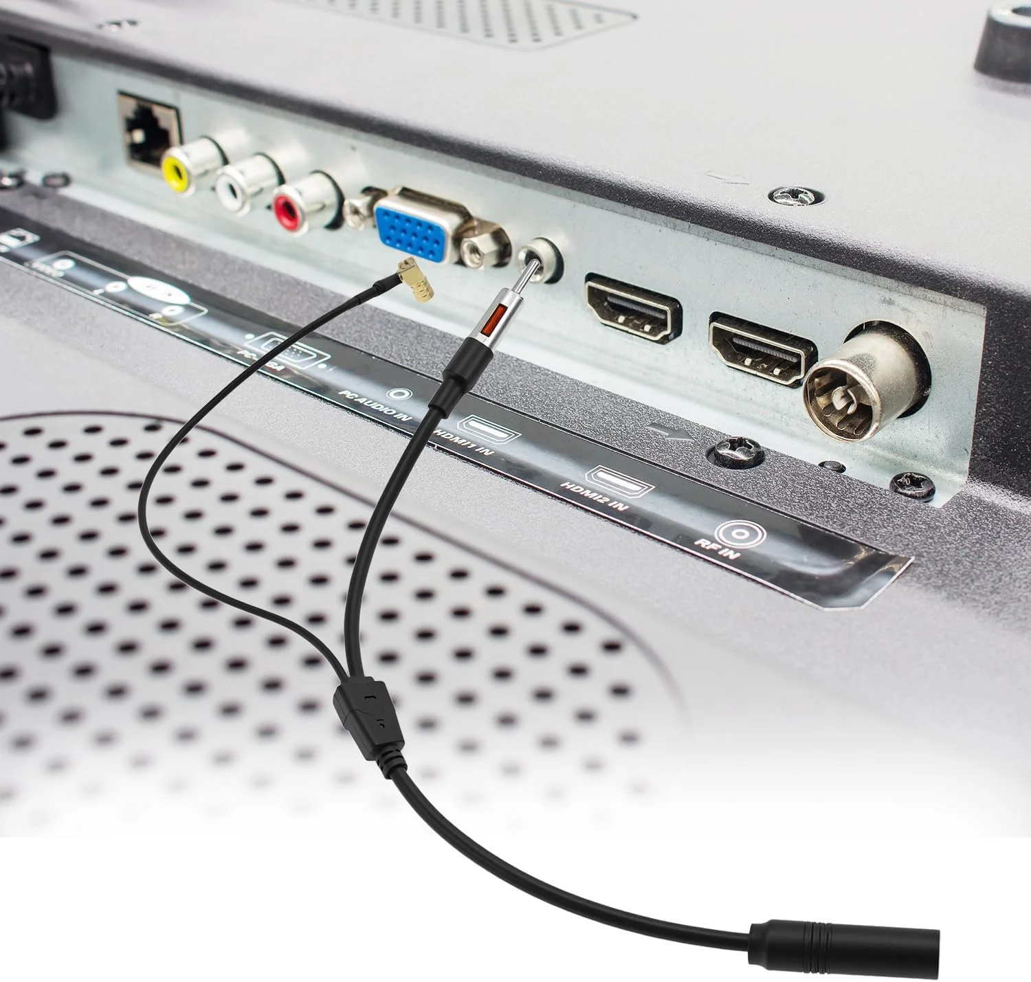 کابل آنتن رادیویی خودرو QWORK DAB با پلاگ زاویه راست SMB برای رادیو خودرو