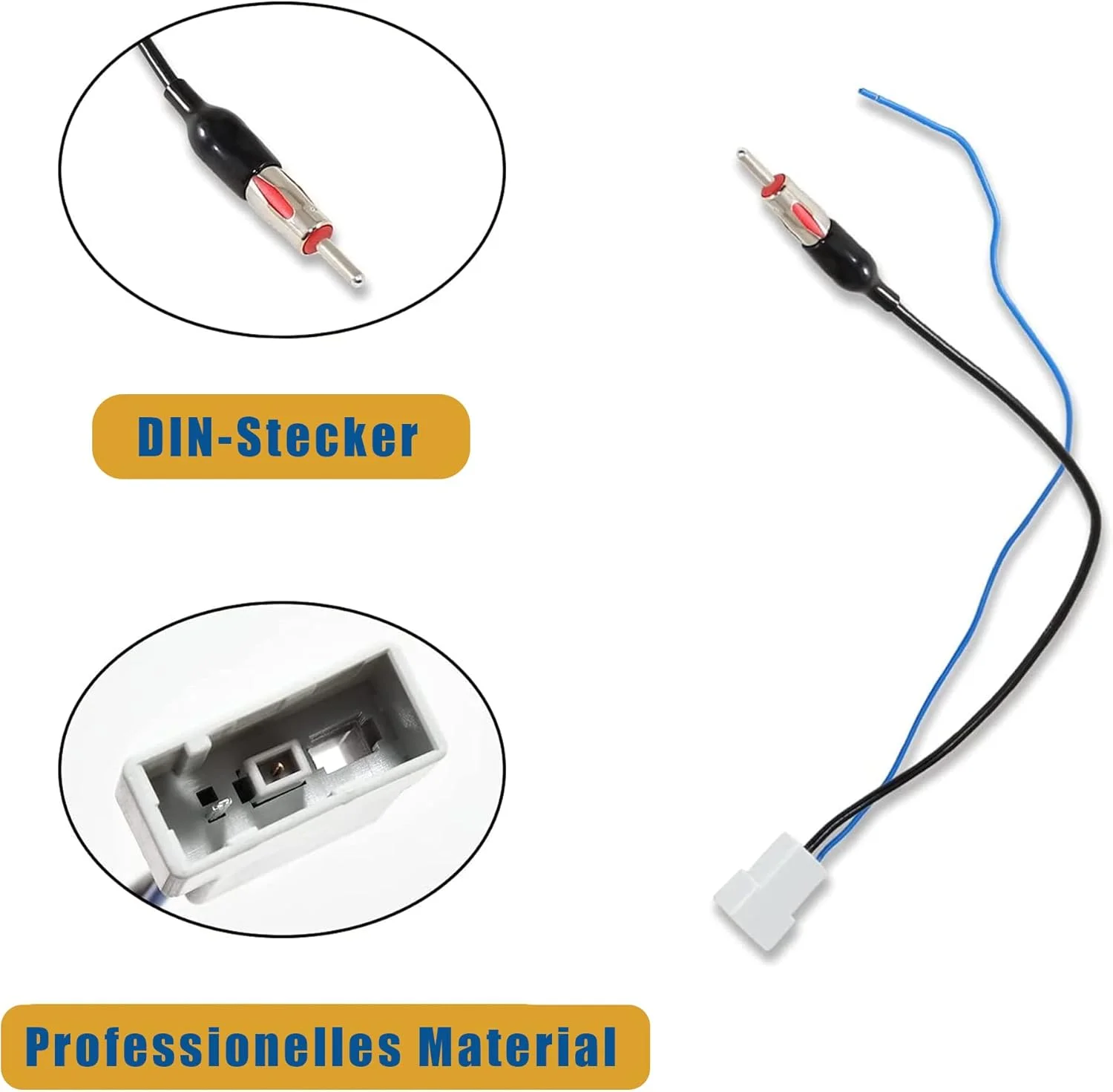 آداپتور آنتن رادیو خودرو RED WOLF GT13 DIN برای نیسان ناوارا، پث‌فایندر، جوک، NV200، تییدا، قشقایی، ایکس تریل، میکرا K12، هوندا CR-V، سیویک، جاز، مزدا CX-5