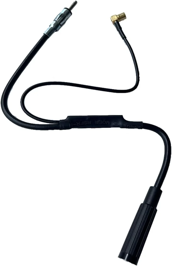 اسپلیتر آنتن رادیو خودرو NewTH 35cm DAB+ کابل آداپتور آنتن رادیو خودرو DIN مادگی به نری + اتصال SMB کابل رادیو اتومبیل فعال FM/AM برای پایونیر