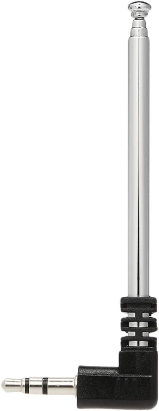 آنتن FM موریلیان، آنتن تلسکوپی 4 قسمتی L شکل 240 میلی متری، سبک وزن، حمل آسان، محدوده فرکانس گسترده 88-108 مگاهرتز، جایگزین عالی، نصب آسان