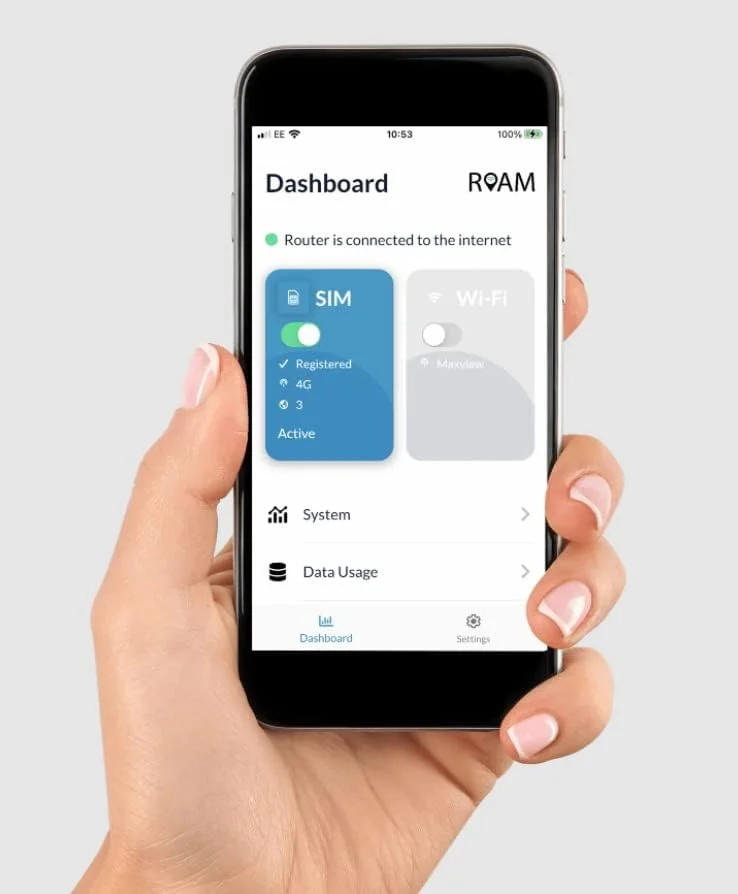 آنتن و سیستم وای فای Maxview Roam X MXL051 5G READY برای اینترنت در حال حرکت - سفید