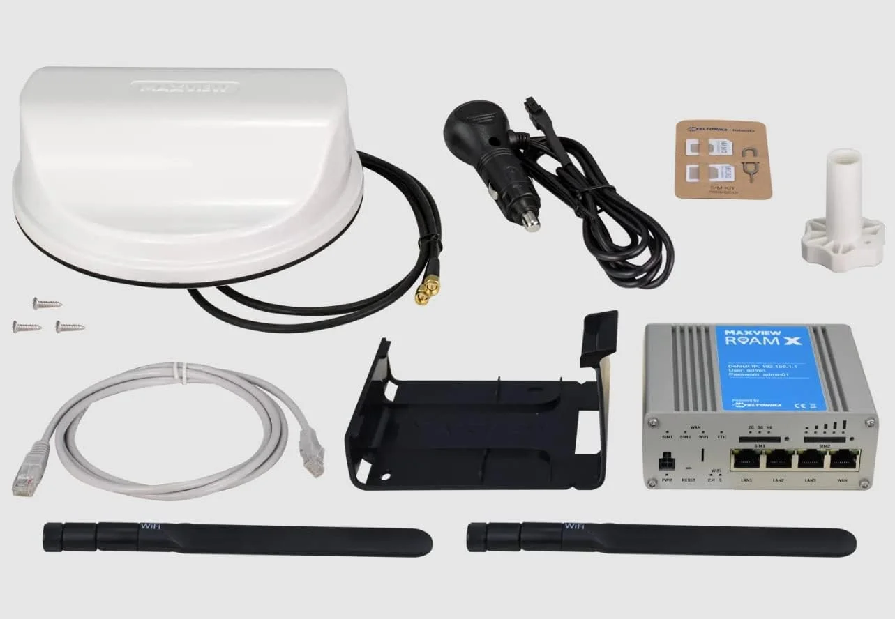 آنتن و سیستم وای فای Maxview Roam X MXL051 5G READY برای اینترنت در حال حرکت - سفید