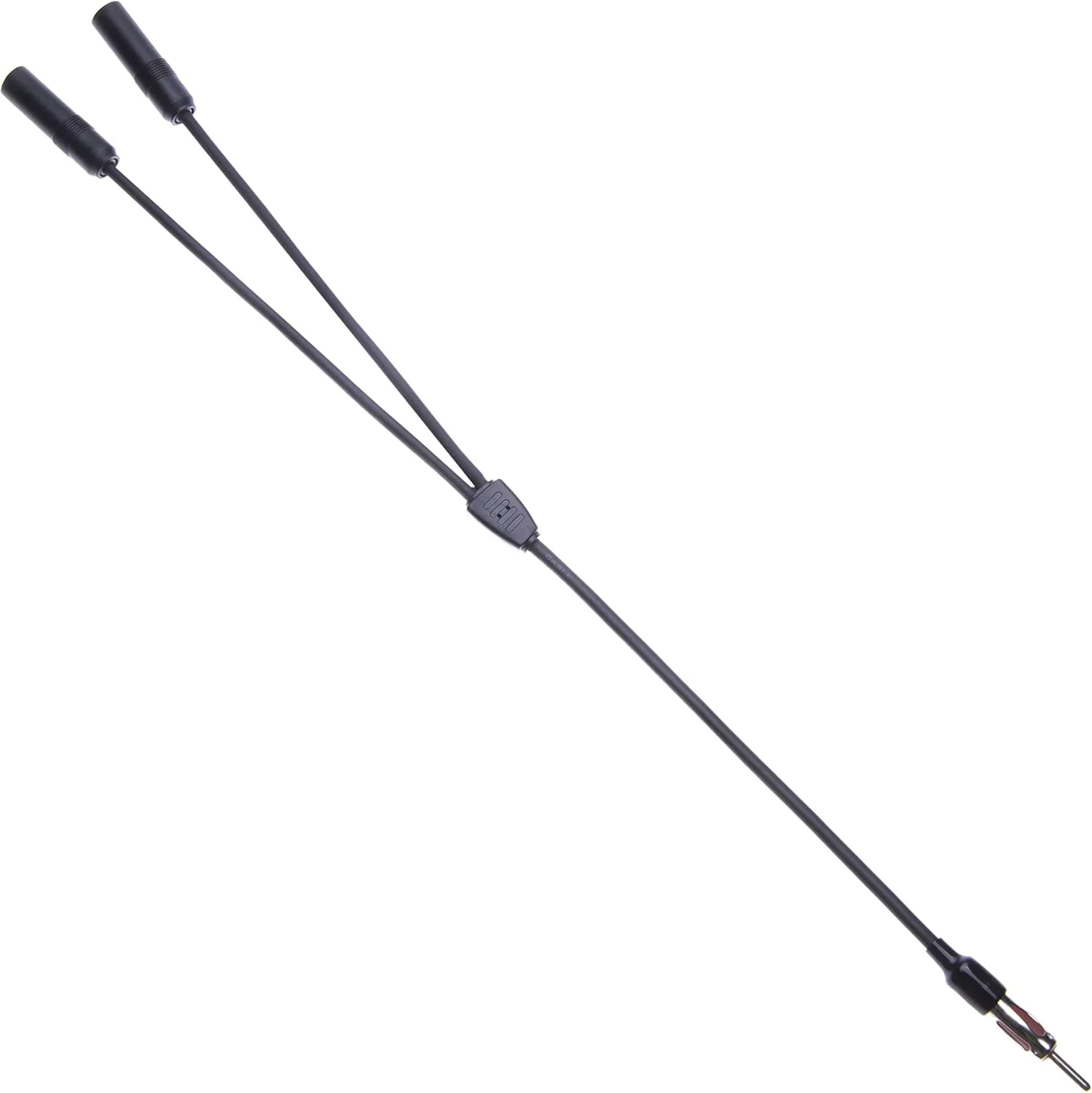 کابل تبدیل آنتن DIN دوتایی مادگی به DIN نری یونیورسال Keple، آداپتور Y شکل رادیو خودرو با دوشاخه DIN (اتصال موتورولا)، مبدل دایورسیتی استریو خودرو FM AM