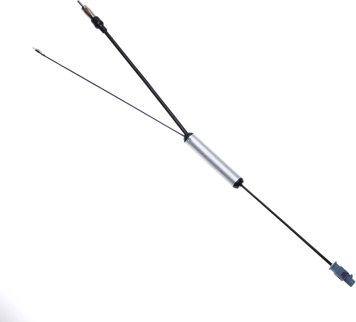 آداپتور آنتن رادیویی Keple Diversity Fakra | آداپتور آنتن تقویت شده ترمینال رادیویی استریو خودرو برای AU DI A4 / S4 2009-2014 | پلاگین Fakra نر به DIN نر