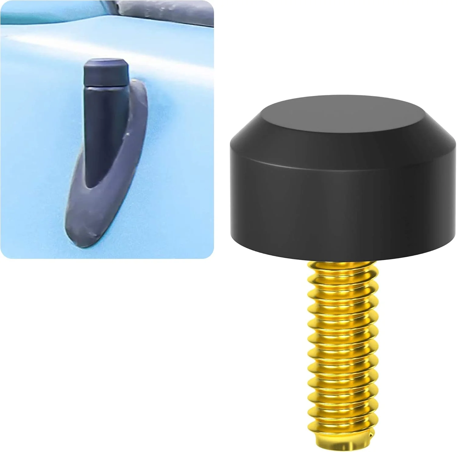 درب پوششی آنتن KSaAuto برای فورد F150 مدل 2009-2025، لوازم جانبی فورد F250 F350 برونکو F-150، پوشش پایه آنتن، مناسب برای برونکو 2025 نیست