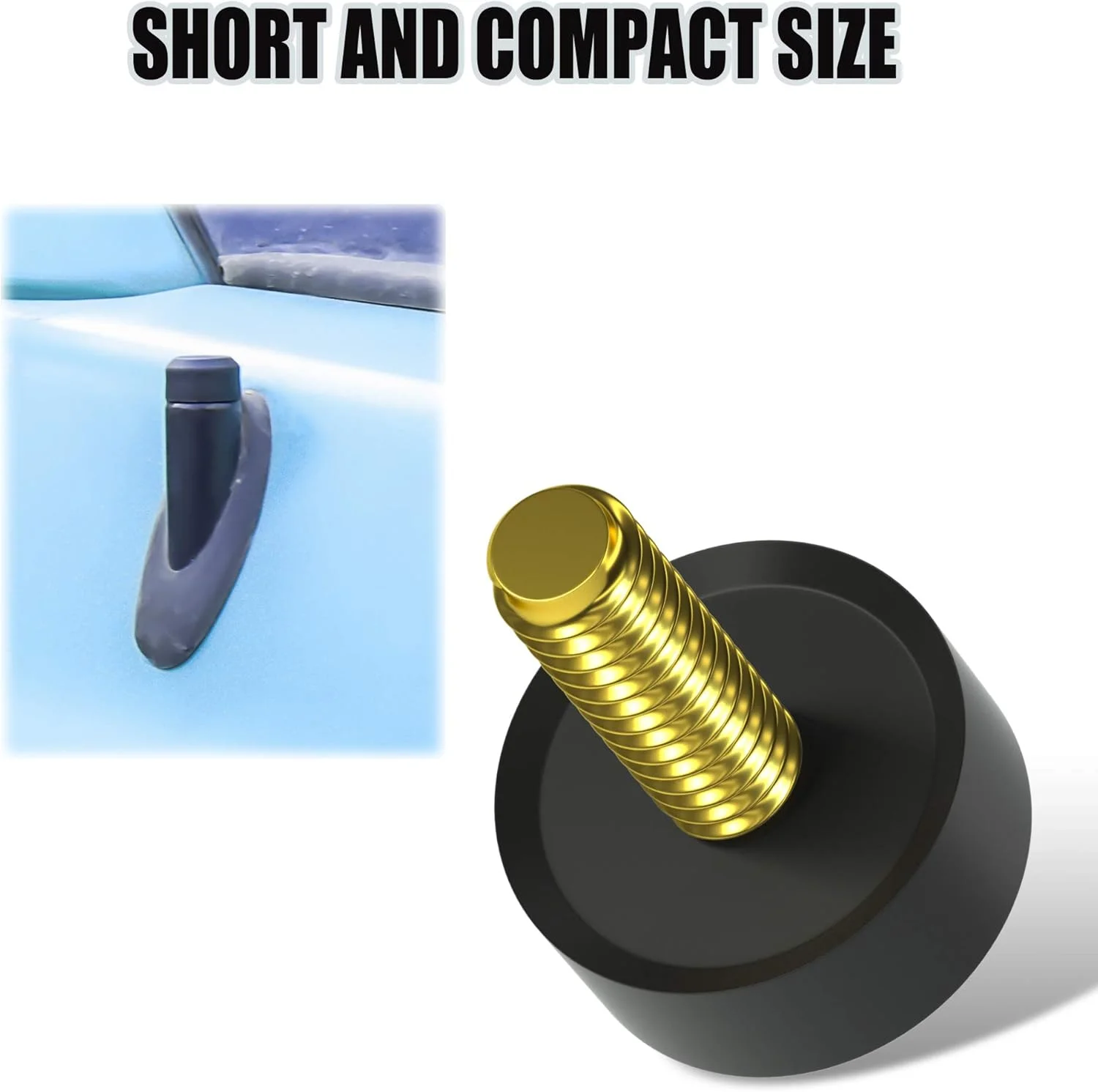 درب پوششی آنتن KSaAuto برای فورد F150 مدل 2009-2025، لوازم جانبی فورد F250 F350 برونکو F-150، پوشش پایه آنتن، مناسب برای برونکو 2025 نیست