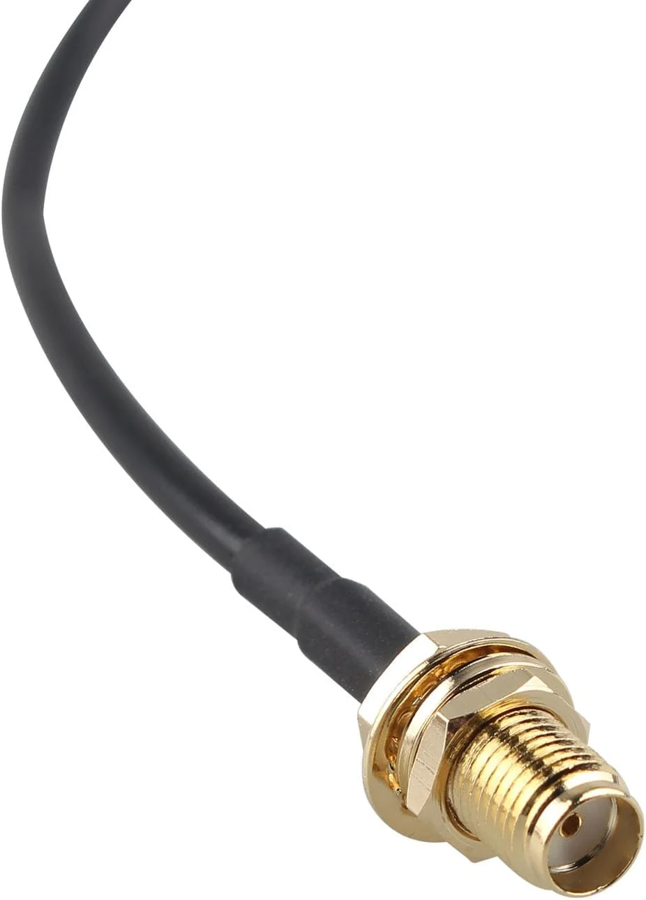 کابل آداپتور آنتن هوایی خودرو فاکرا Z مادگی به SMA مادگی، RG174، 30 سانتی متر، جهانی برای استریو ماشین، واحد اصلی اندروید، مسیریابی GPS، رادیو دیجیتال DAB، تلماتیکس 4G LTE