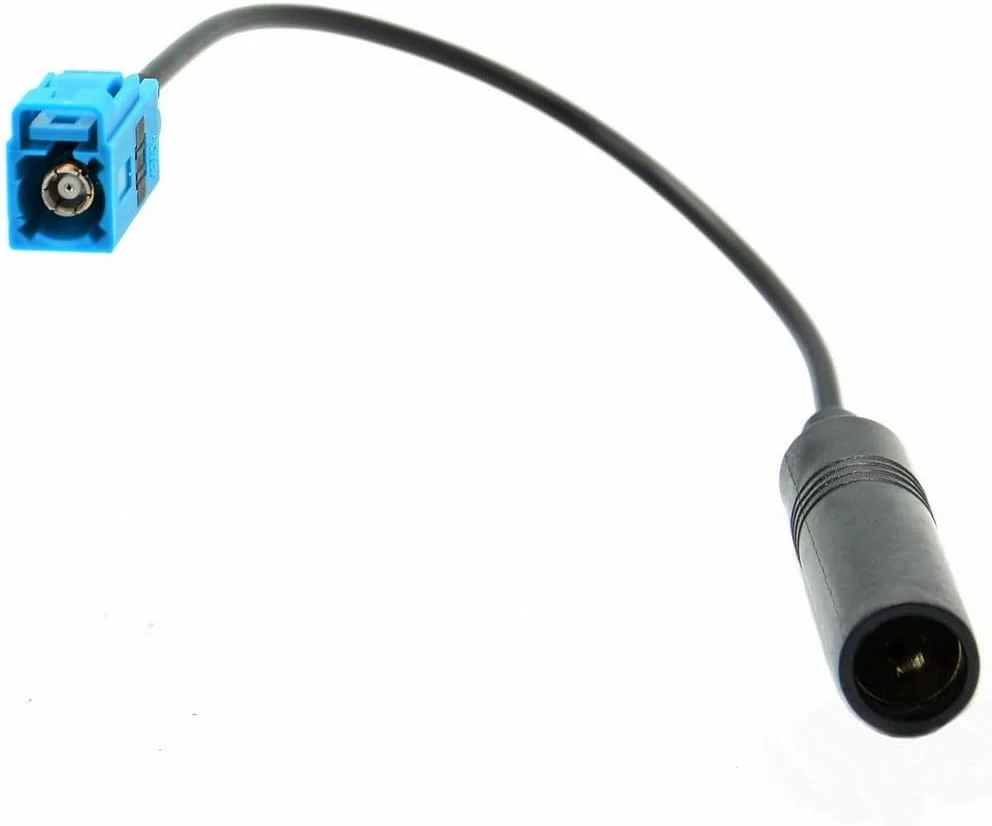 کابل اتصال آنتن رادیو استریو خودرو یونیورسال Goliton، فاکرا Z نر به مادگی به کانکتور DIN برای استریو خودرو، رادیو HD، پخش کننده CD و گیرنده