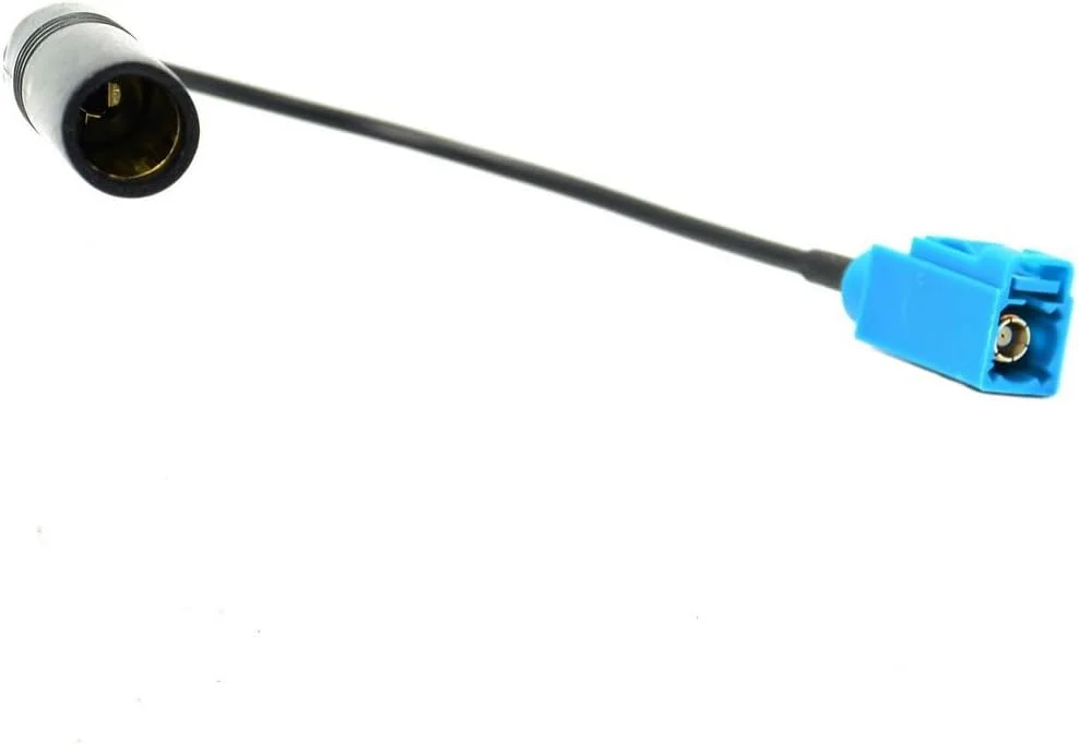 کابل اتصال آنتن رادیو استریو خودرو یونیورسال Goliton، فاکرا Z نر به مادگی به کانکتور DIN برای استریو خودرو، رادیو HD، پخش کننده CD و گیرنده