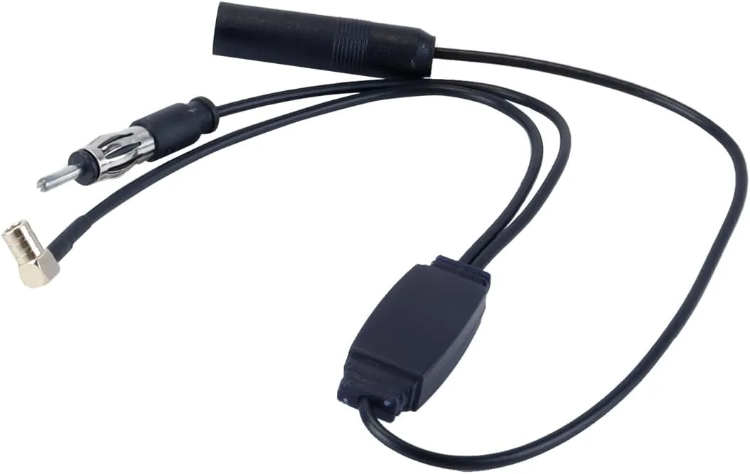 2 عدد کابل افزایش طول آنتن رادیو خودرو با کانکتور SMB، آنتن فعال AM FM Dab برای تیونر استریو خودرو