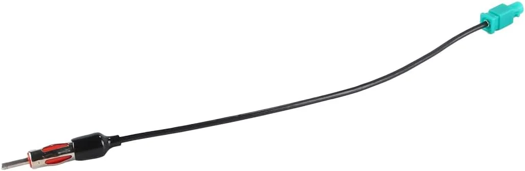 آداپتور آنتن فاکرا به DIN ISO انویه، 30 سانتی متر، مبدل آنتن رادیو خودرو، سوکت DIN 41585، سازگار با اکثر مدل های خودرو موجود در بازار، جایگزین OEM