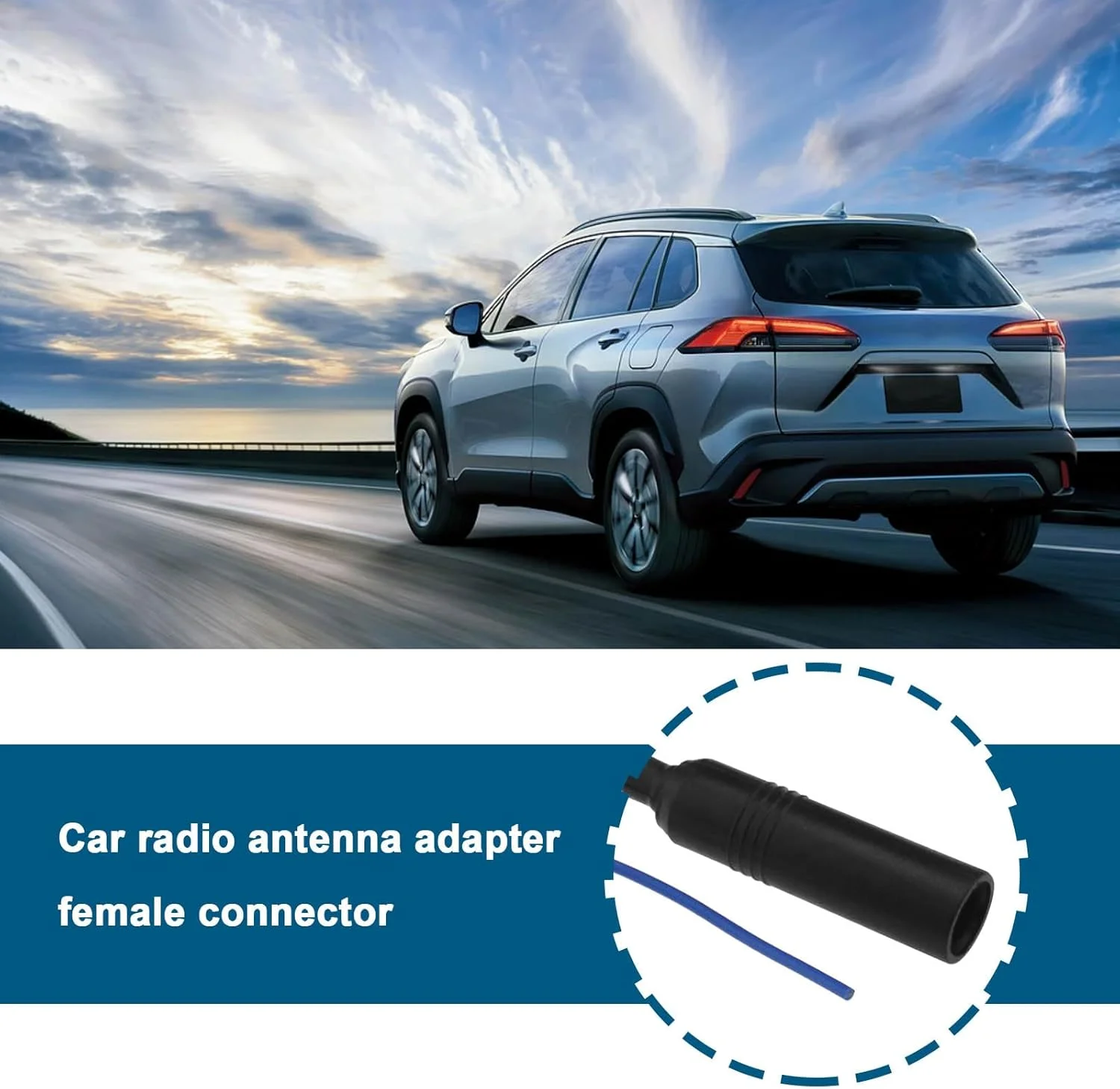 آداپتور آنتن رادیویی EMSea، مادگی، جایگزین سیم کشی آداپتور آنتن رادیویی استریو سازگار با تویوتا 4 رانر 2010-2016، آوالون 2013-2016