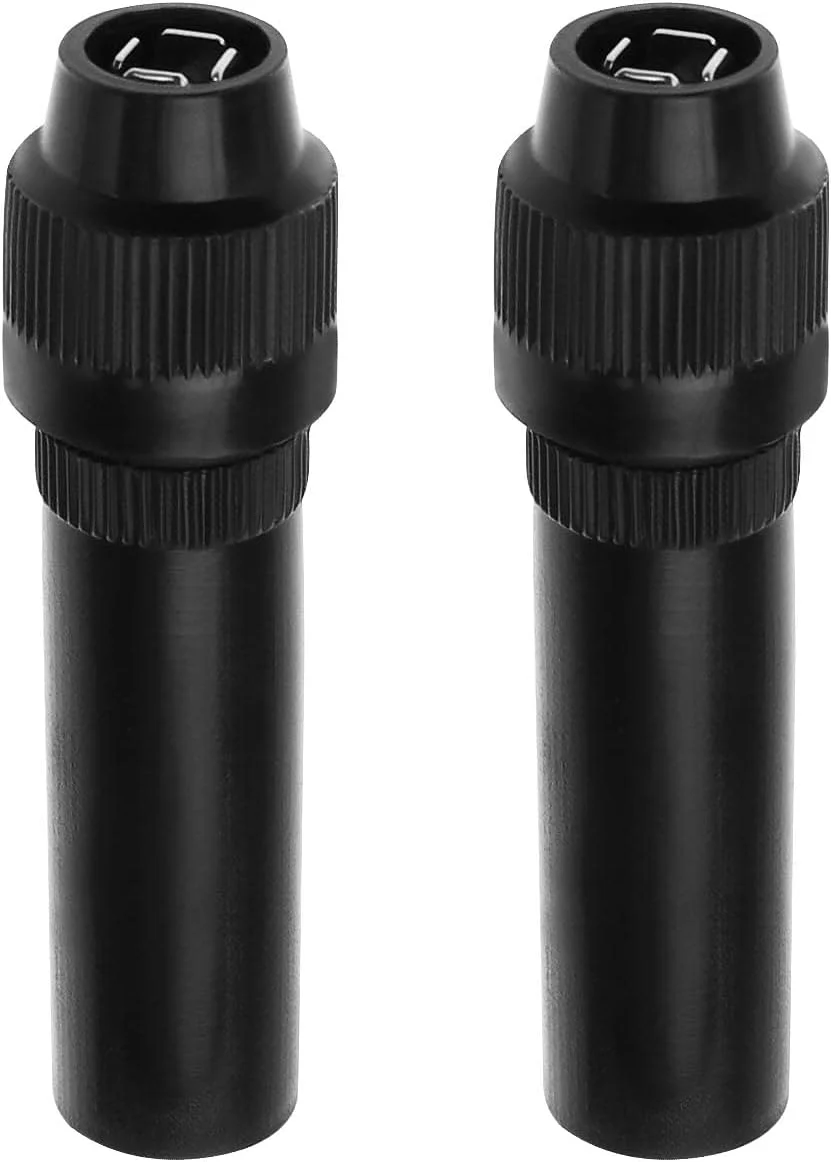 eMagTech آداپتور مادگی DIN پیچی به آنتن، جایگزین سوکت آداپتور آنتن خطی، لوازم جانبی رادیو آنتن خودرو، مشکی، بسته 2 عددی