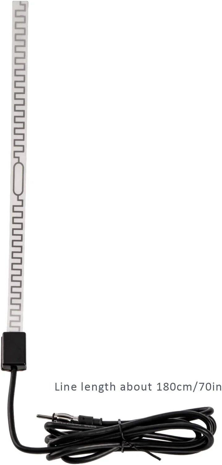 آنتن مخفی خودرو eMagTech، آنتن رادیویی AM/FM، نصب روی شیشه جلو، کابل 180 سانتی متری، کانکتور DIN موتورولا، سازگاری جهانی