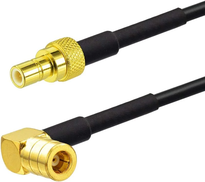 آداپتور آنتن DAB هشت وود SMB رادیو خودرو، کابل تبدیل SMB مادگی به SMB مدل Pigtail RG174 طول 250 سانتی متر، کابل آنتن DAB برای Blaupunkt TechniSat Pioneer Sony Kenwood Alpine JVC