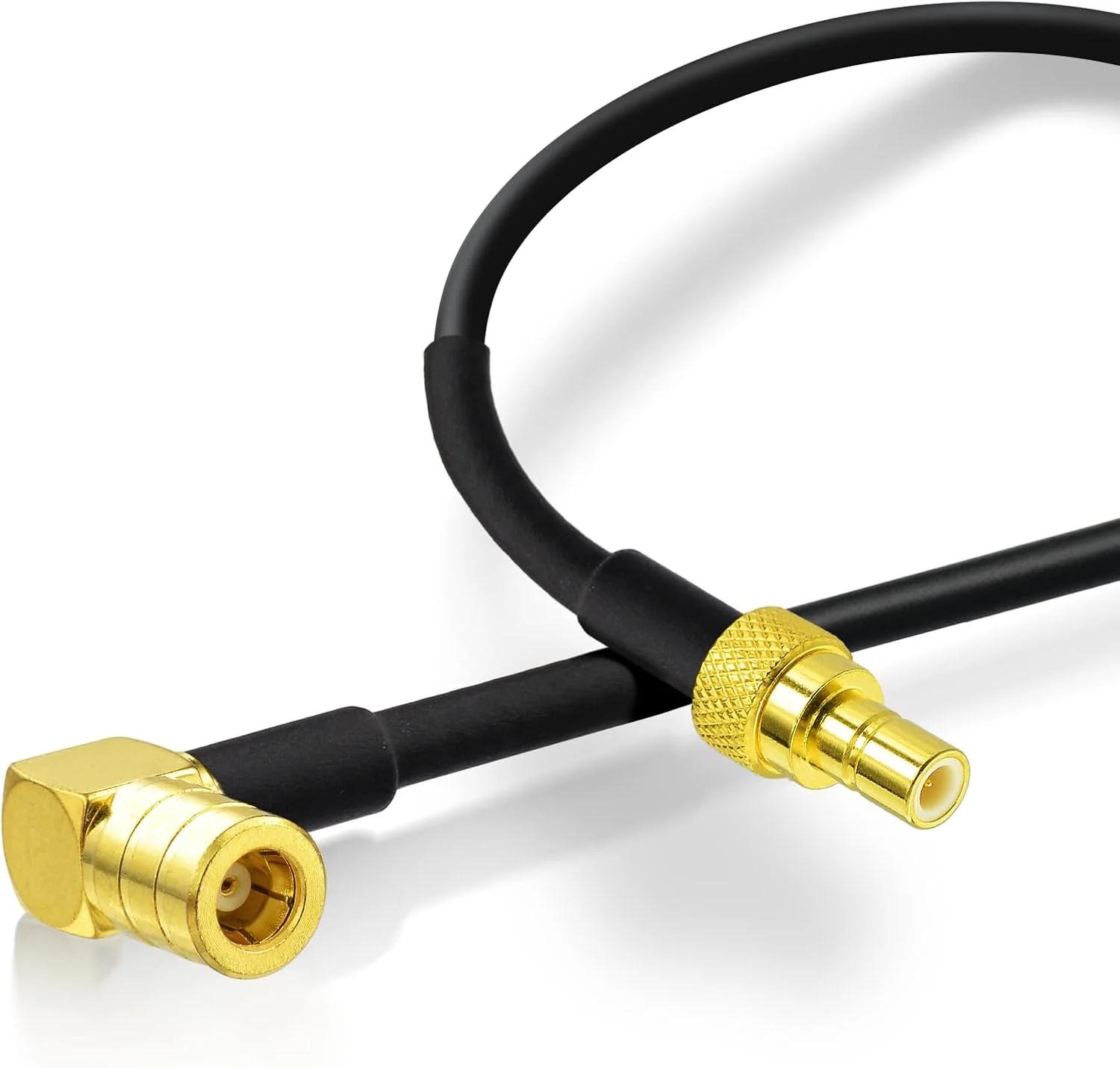 آداپتور آنتن DAB+ Eightwood، کابل SMB رادیو خودرو، مادگی SMB به نری SMB، RG174، طول 5 متر، کابل افزایش طول آنتن SMB برای TechniSat Pioneer Sony Kenwood Alpine Multi-Way