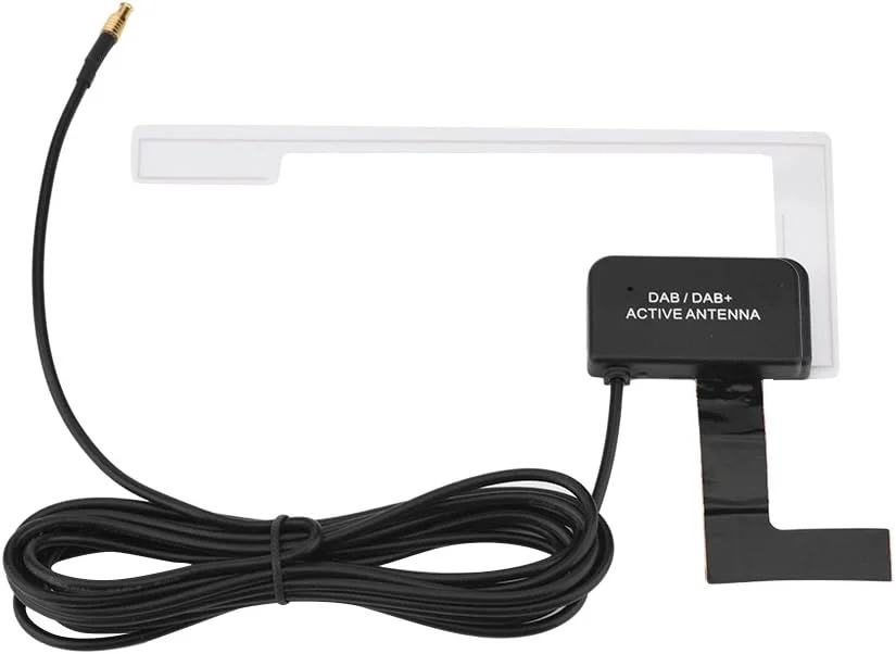 آنتن رادیو دیجیتال DAB خودرو با پایه شیشه ای، پلاگین نری MCX برای رادیو DAB خودرو