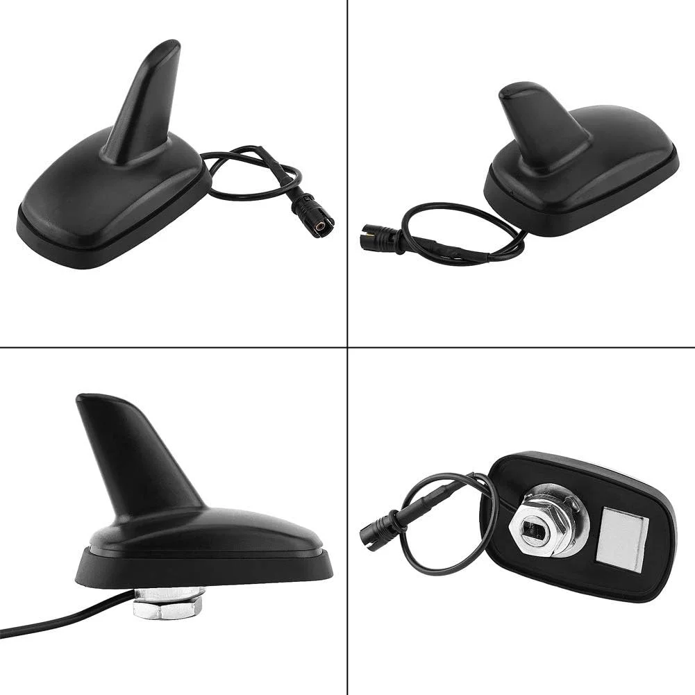 آنتن خودرو - آنتن کوسه ای سقفی یونیورسال خودرو، آنتن هوایی رادیویی AM FM با پایه چسبی برای فولکس واگن، آئودی و اشکودا