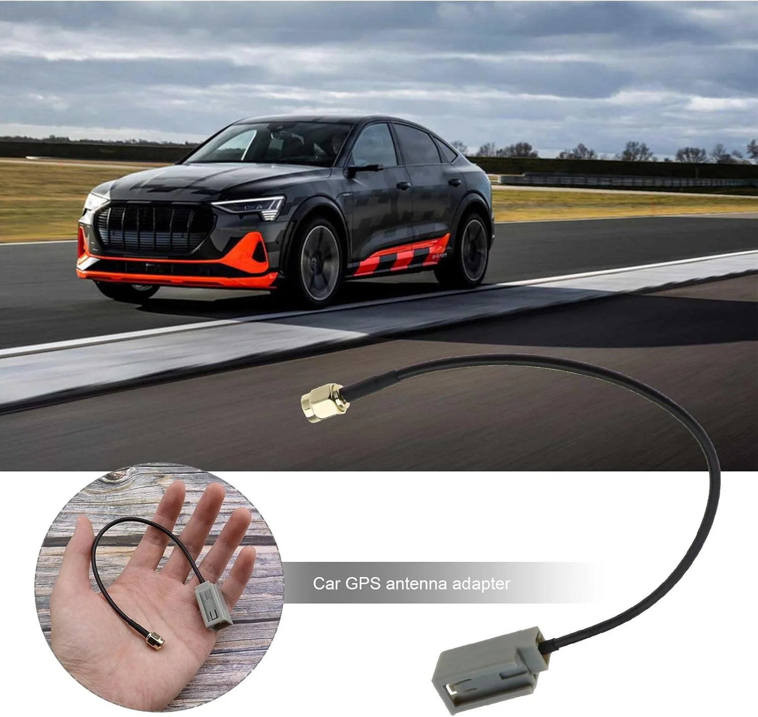 تبدیل آنتن خودرو GT5 نری به SMA نری برای رادیوهای وای فای، آنتن های بی سیم بیرونی، رادیو، مسیریابی، GSM، GPS، DAB و DAB +