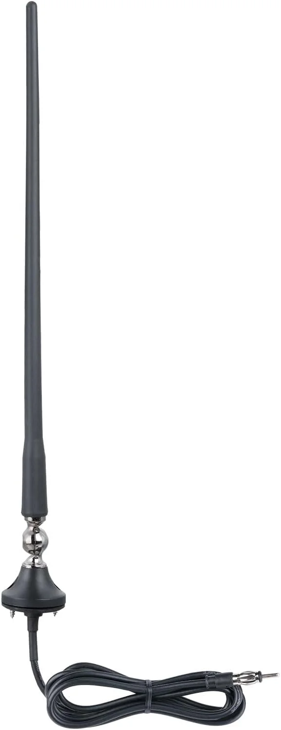 آنتن رادیویی خودرو، قایق و دریایی بینگفو، 40 سانتی متری، با میله انعطاف پذیر، لاستیکی، ضد آب، مناسب برای خودرو، RV، موتورخانه، ATV، UTV، تراکتور، موتورسیکلت و قایق بادبانی