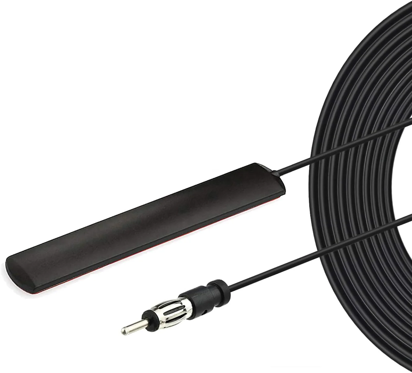 آنتن رادیو FM AM استریو خودرو Bingfu، آنتن پچ مخفی با نصب چسبی برای خودرو، کامیون، SUV، استریو داخل داشبورد، پخش کننده رسانه CD، تیونر رادیو صوتی HD، تقویت کننده