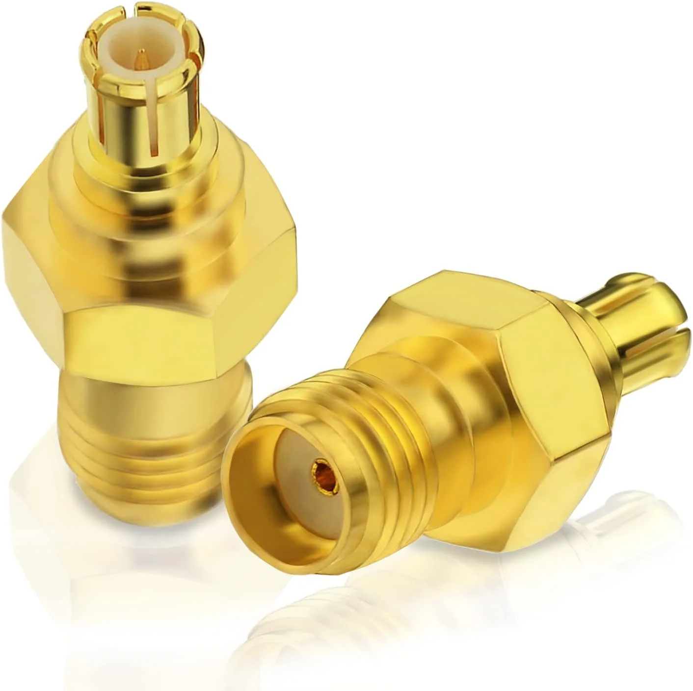 آداپتور آنتن DAB بینگفو MCX نر به SMA مادگی، بسته 2 عددی، سازگار با رادیو DAB + JVC Alpine Pioneer Clarion Kenwood Pure Revo Multi-Way