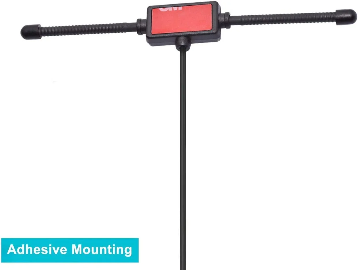 آنتن AM FM استریو ماشین Bingfu، آنتن رادیویی FM شیشه جلو پنهان سازگار با واحد اصلی گیرنده صوتی رادیو استریو خودرو