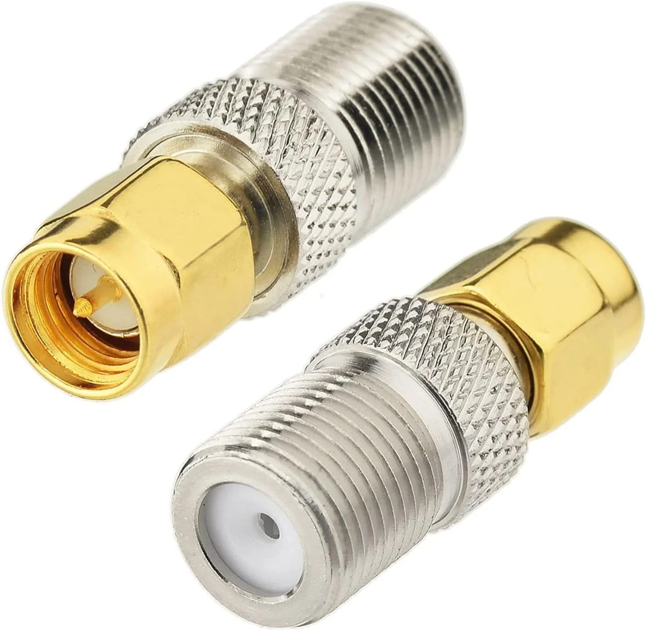 تبدیل آنتن DAB Bingfu، آداپتور SMA نر به F مادگی، کانکتور RF، مجموعه 2 عددی برای رادیو FM/AM/DAB+ کنوود پایونیر پیور JVC