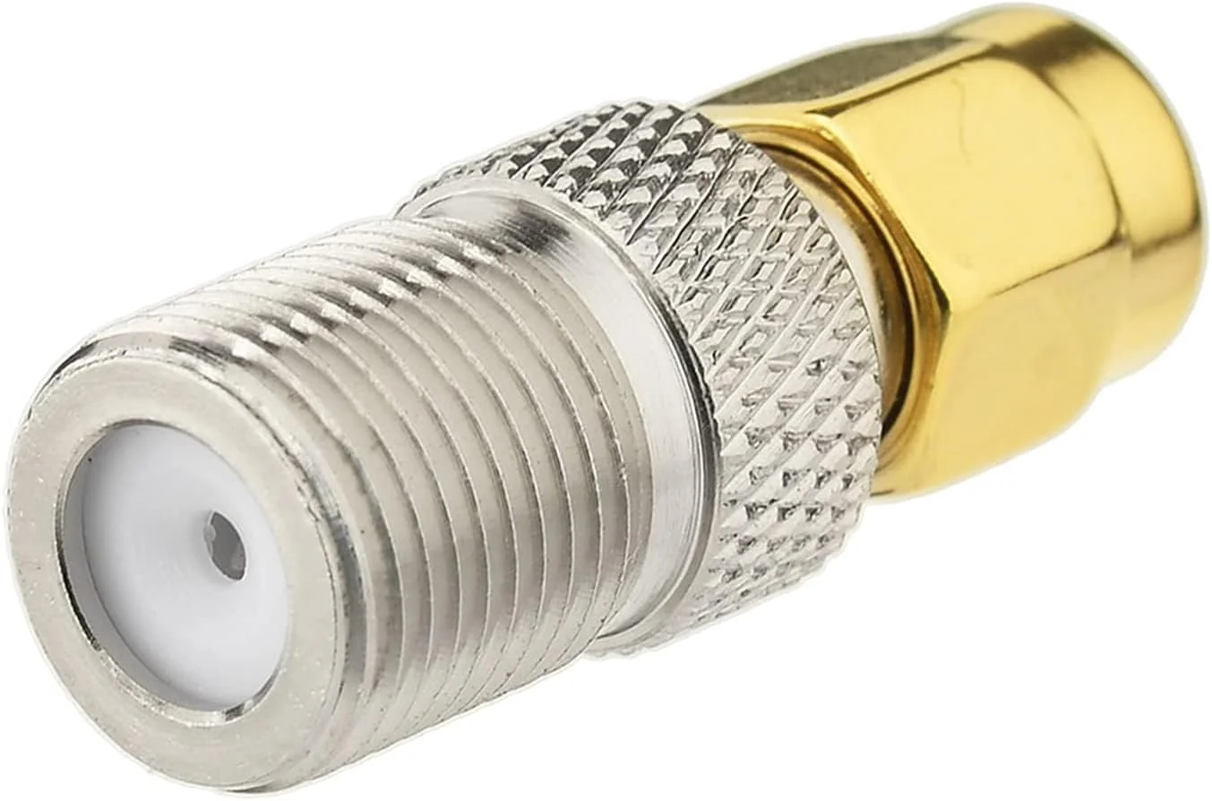 تبدیل آنتن DAB Bingfu، آداپتور SMA نر به F مادگی، کانکتور RF، مجموعه 2 عددی برای رادیو FM/AM/DAB+ کنوود پایونیر پیور JVC