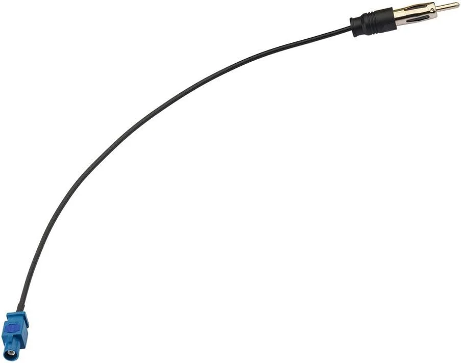 آداپتور آنتن خودرو Bingfu، کابل آداپتور آنتن رادیویی FM AM استریو خودرو، کابل اتصال نر Fakra Z به دوشاخه DIN، طول 30 سانتی متر، مناسب برای استریو خودرو، رادیو HD، پخش کننده CD، گیرنده