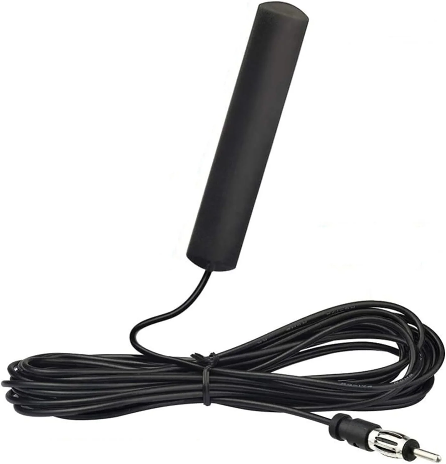 آنتن رادیو برای خودرو، کامیون، RV، SUV - آنتن رادیو AM FM، آنتن شیشه جلو پنهان با پلاگین DIN، آنتن پچ پنهان با چسب برای گیرنده استریو خودرو