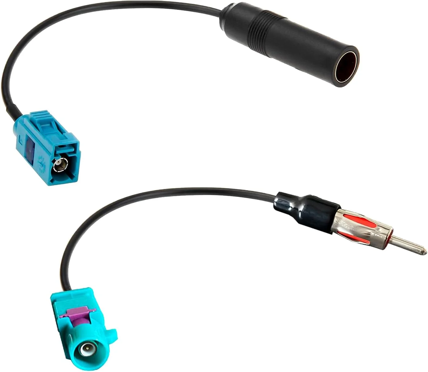 کابل آداپتور Fakra Z نر به DIN برای آنتن خودرو، کیت آداپتور رادیو خودرو، کانکتور توسعه دهنده رادیو جهانی، کواکسیال برای استریو HD، پخش کننده چند رسانه ای، آنتن FM GPS GSM