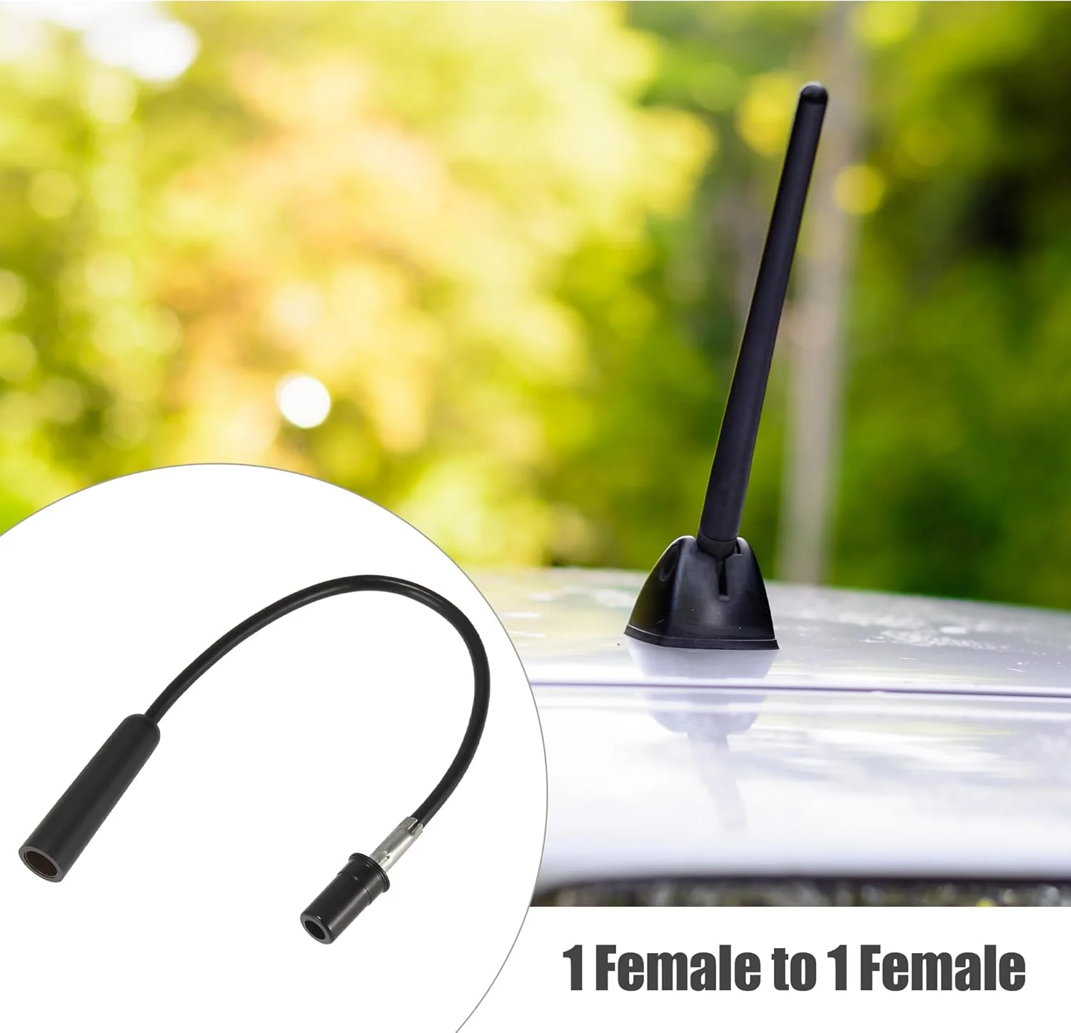 آداپتور آنتن رادیو خودرو X AUTOHAUX 1 مادگی به 1 مادگی مدل 40-CR20