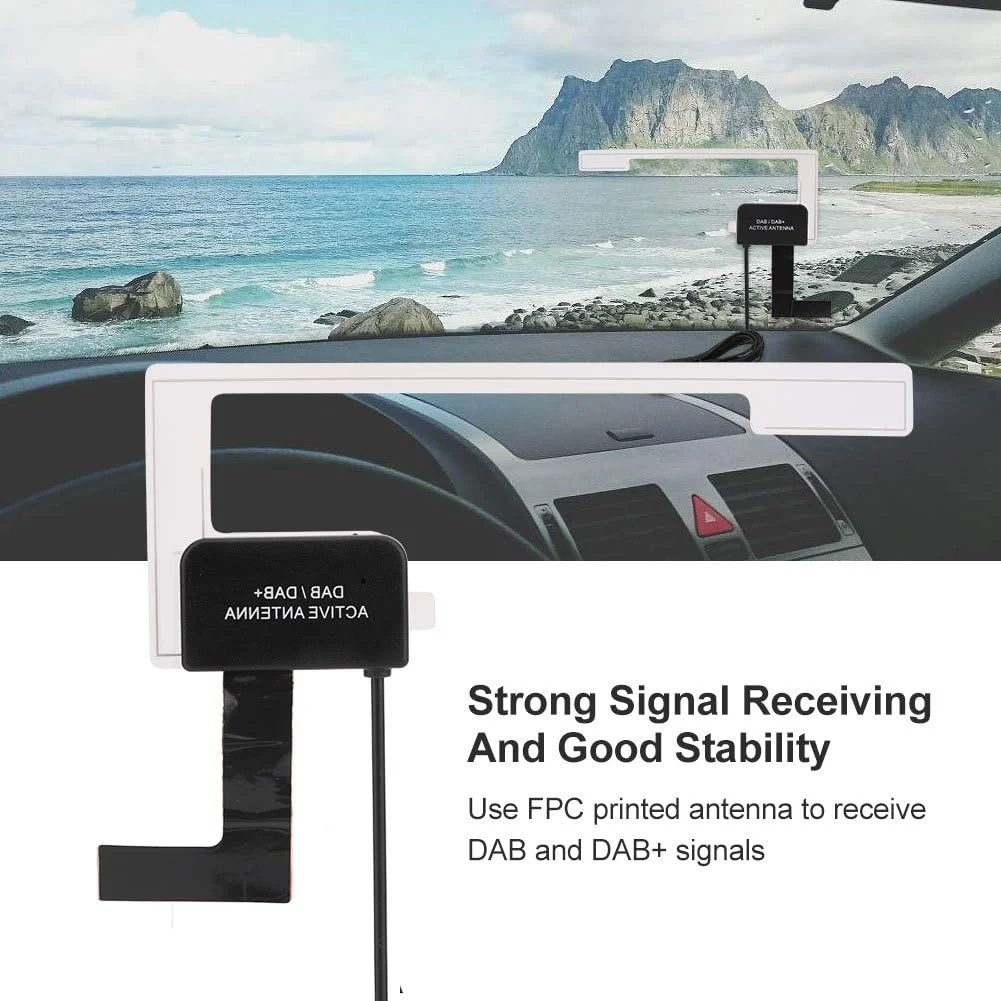 آنتن FPC، آنتن FM AM خودرو با هدایت خوب، نصب شیشه ای، پایداری بالا، آنتن دیجیتال DAB، اتصال آسان برای خودرو، کامیون و SUV