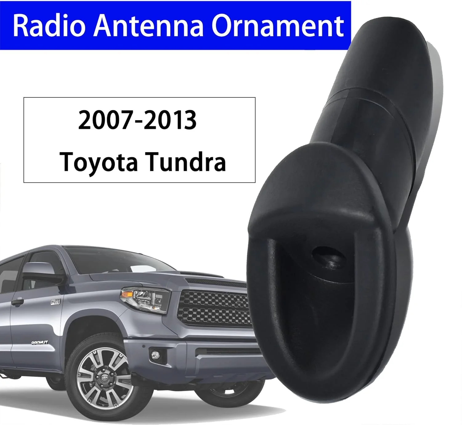 پایه آنتن آنینا برای تویوتا تاندرا ۲۰۰۷ ۲۰۰۸ ۲۰۰۹ ۲۰۱۰ ۲۰۱۱ ۲۰۱۲ ۲۰۱۳، تزئینات آنتن رادیویی خودرو، پایه گرومت، روکش آنتن ۸۶۳۹۲-۰C۰۴۰